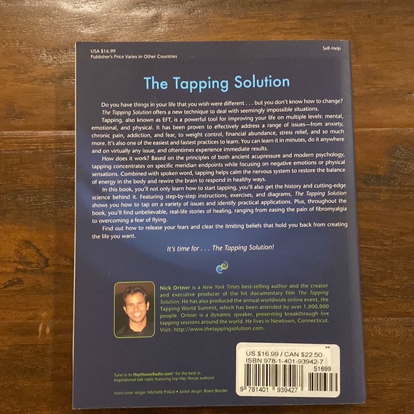 NY Times Bestseller Tapping Solution Revolutionary System for Stress Free Living - Picture 2 of 3
